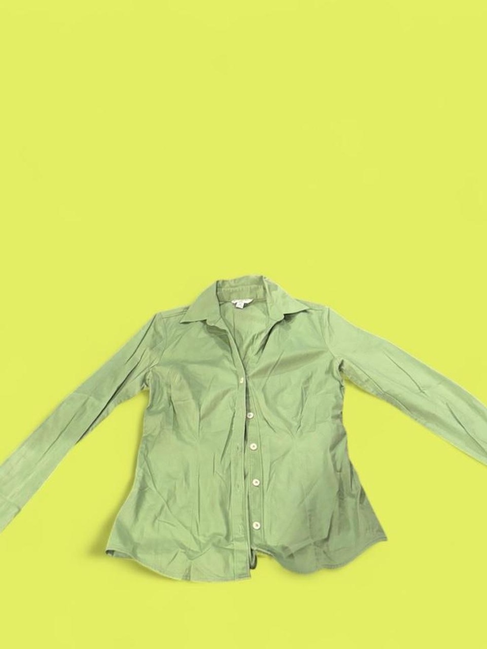 Banana Republic Mint Green Button-Down Blouse